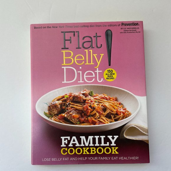😋3 for $20 All Cookbooks😋Flat Belly Diet Family Cookbook - like new - Picture 1 of 3